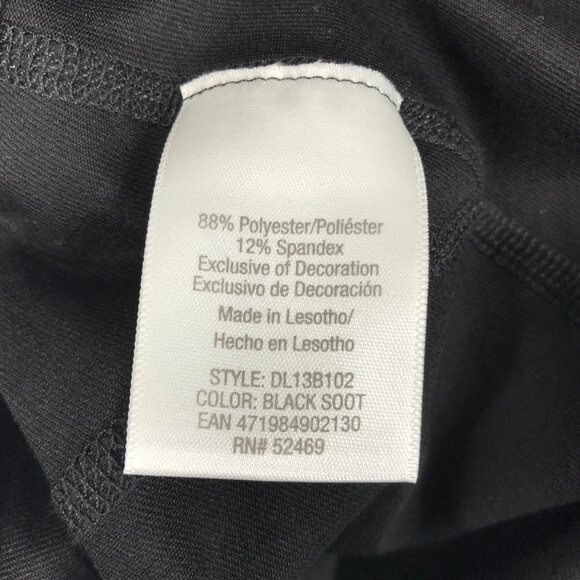 Danskin Now Leggings Women's Medium 8-10 Black Pull On Capri Fitted Workout Yoga - Picture 8 of 14